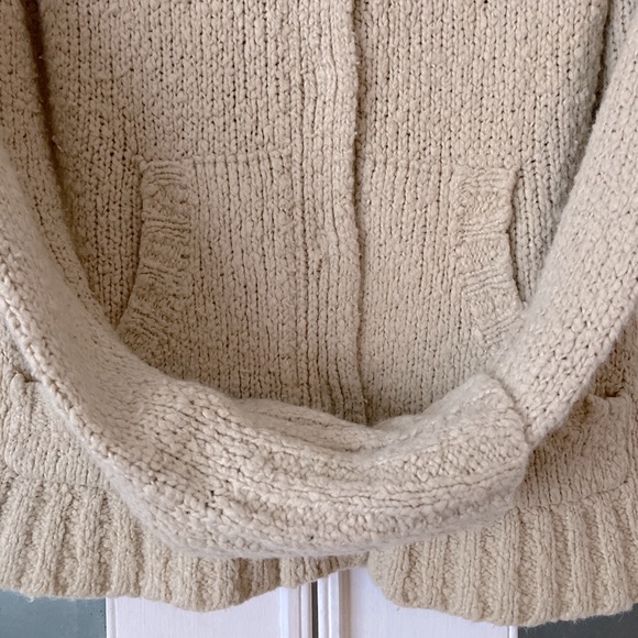 ❌SOLD❌MED•JACOB CONNEXION•WOOL BLEND SANDY BEIGE CARDIGAN• - Picture 7 of 9